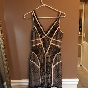 Bebe lace mini dress